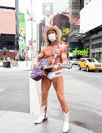 Naked Cowboy in Times Square