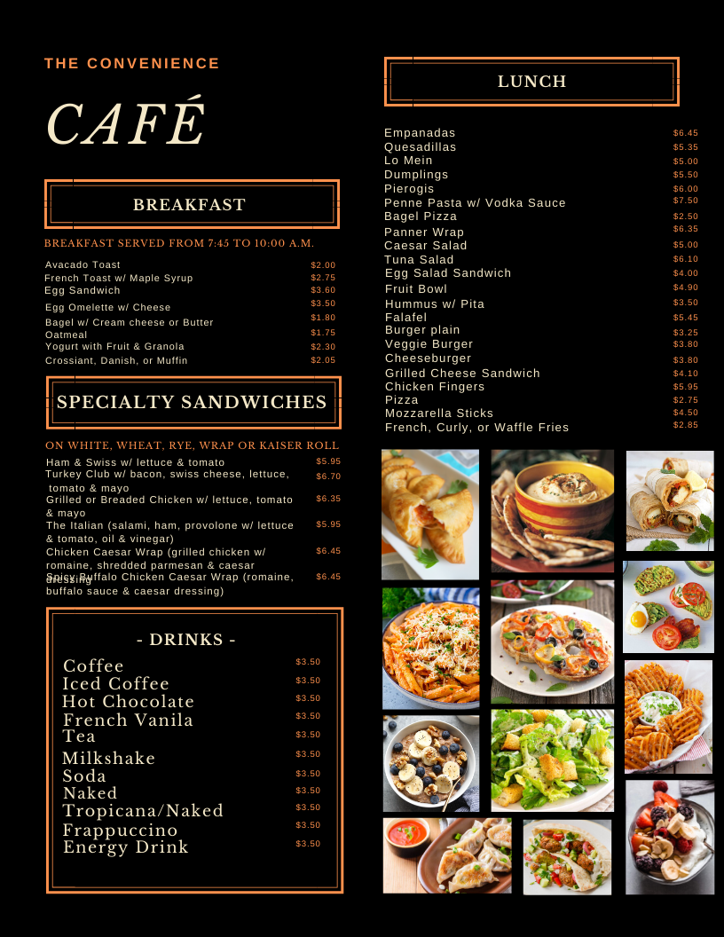 Bergecco-Parc Consulting Inc. Snack Shop