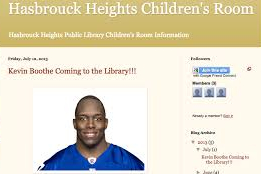Kevin Boothe at the Hasbrouck Heights Library