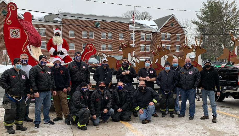 HHFD Santa Around Town 2020
